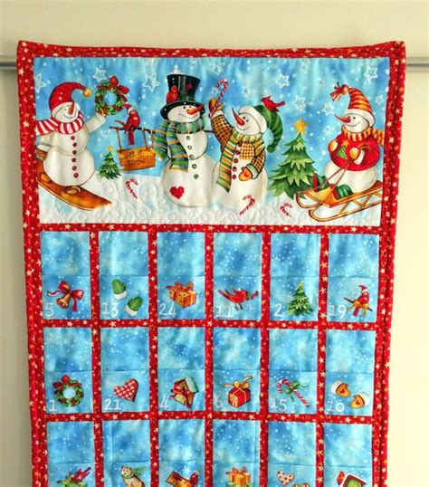 advent calendar fabric panel metallic|free patterns for advent calendars.